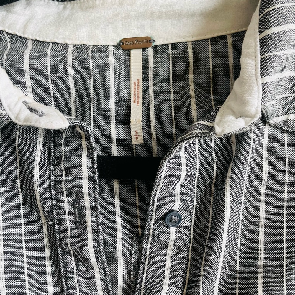 Free People All For You Striped Shirt Dress View 3
